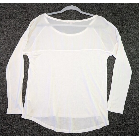 Juicy Couture Long Sleeve Shirt Small White Viscose Lightweight USA - Picture 3 of 7